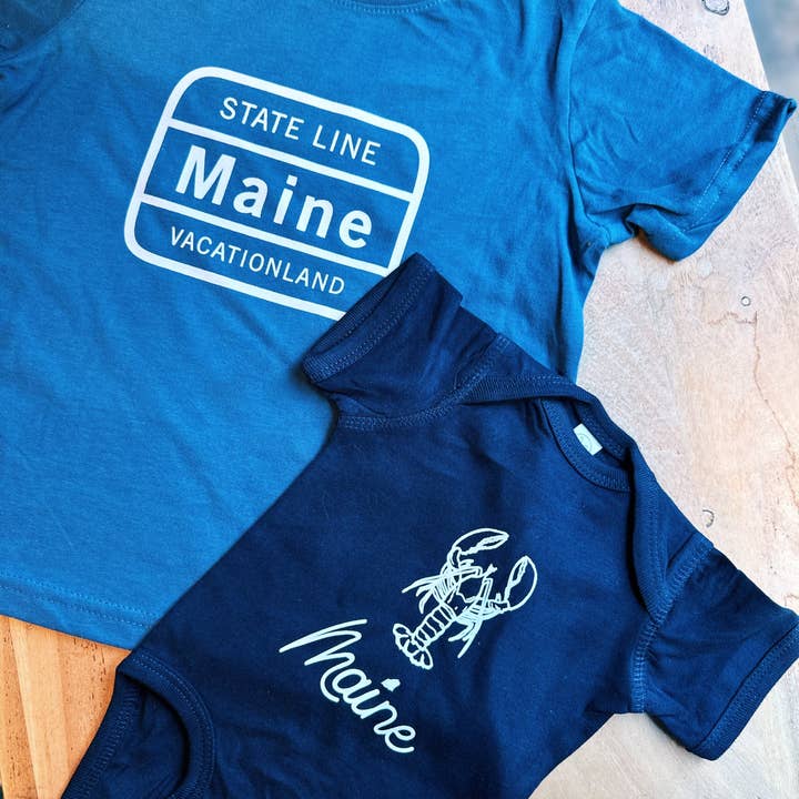 Reclaimed Maine Co. - Wholesale Bodysuit (Non-Footed) - Baby - Maine Lobster Onesie | Coastal Baby3