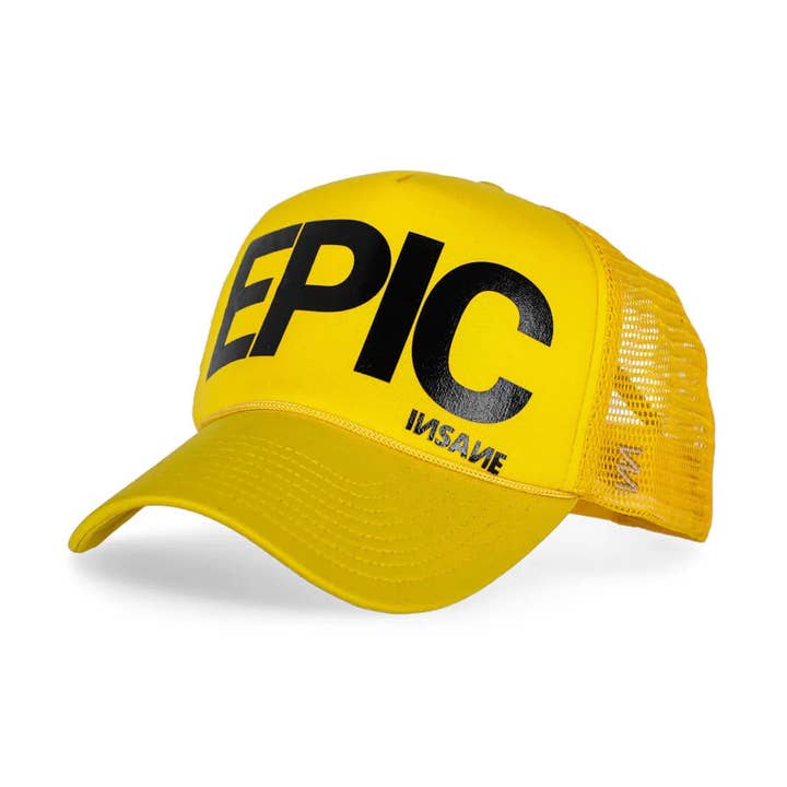 GORRA EPIC TRUCKER YELLOW & BLACK BRICK para venta al por mayor de INSANE