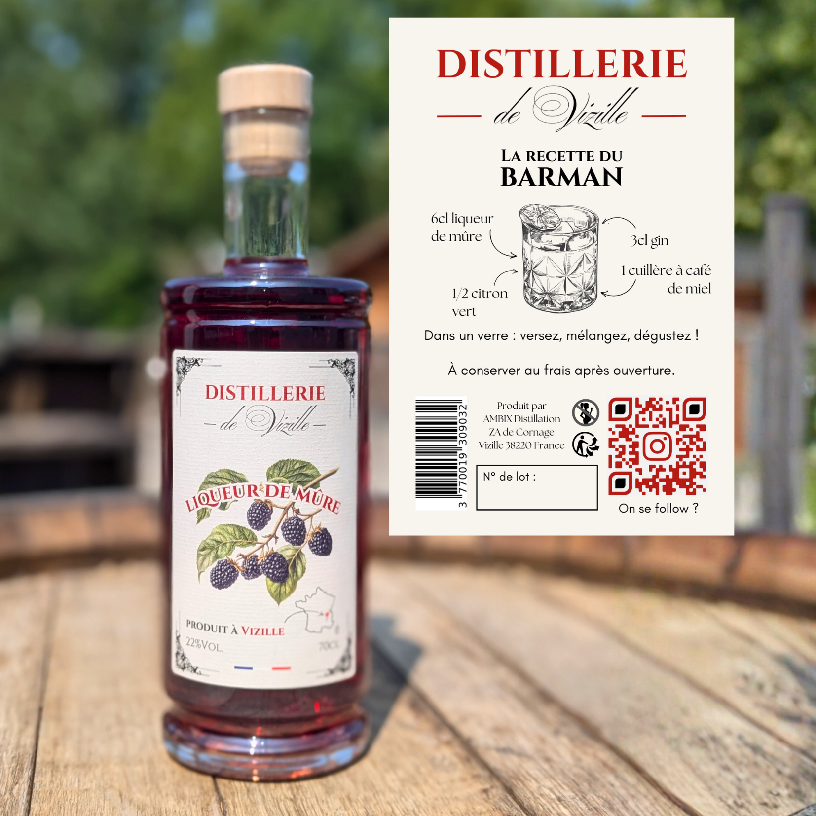 Distillerie AMBIX - Wholesale Liqueur - Natural Blackberry Liqueur1