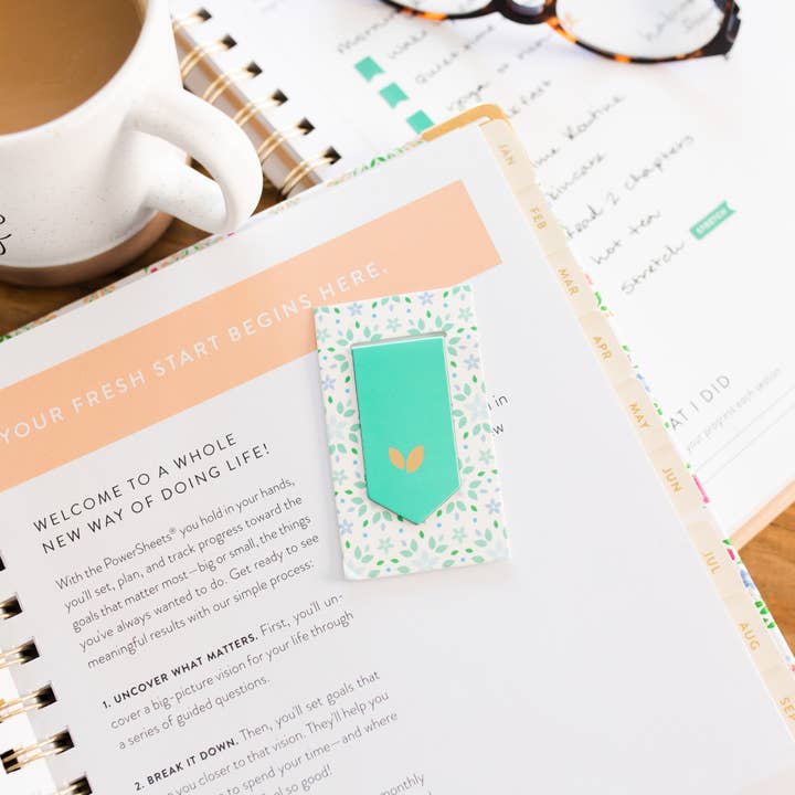 Magnetic Page Marker | Teal for wholesale by Cultivate What Matters