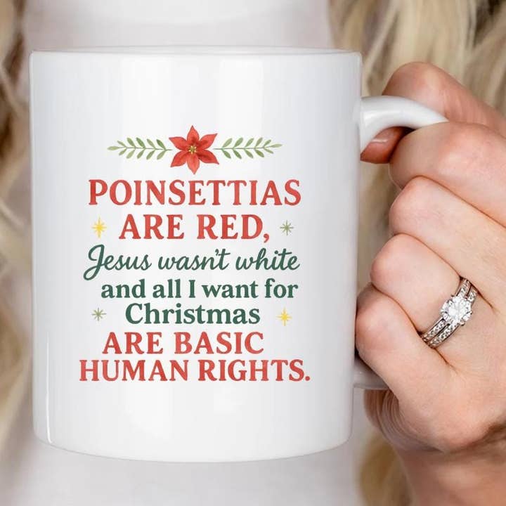 Fundamental Rights Mug, Jesus Wasn't White, Funny Political for wholesale by VenusArtsShop