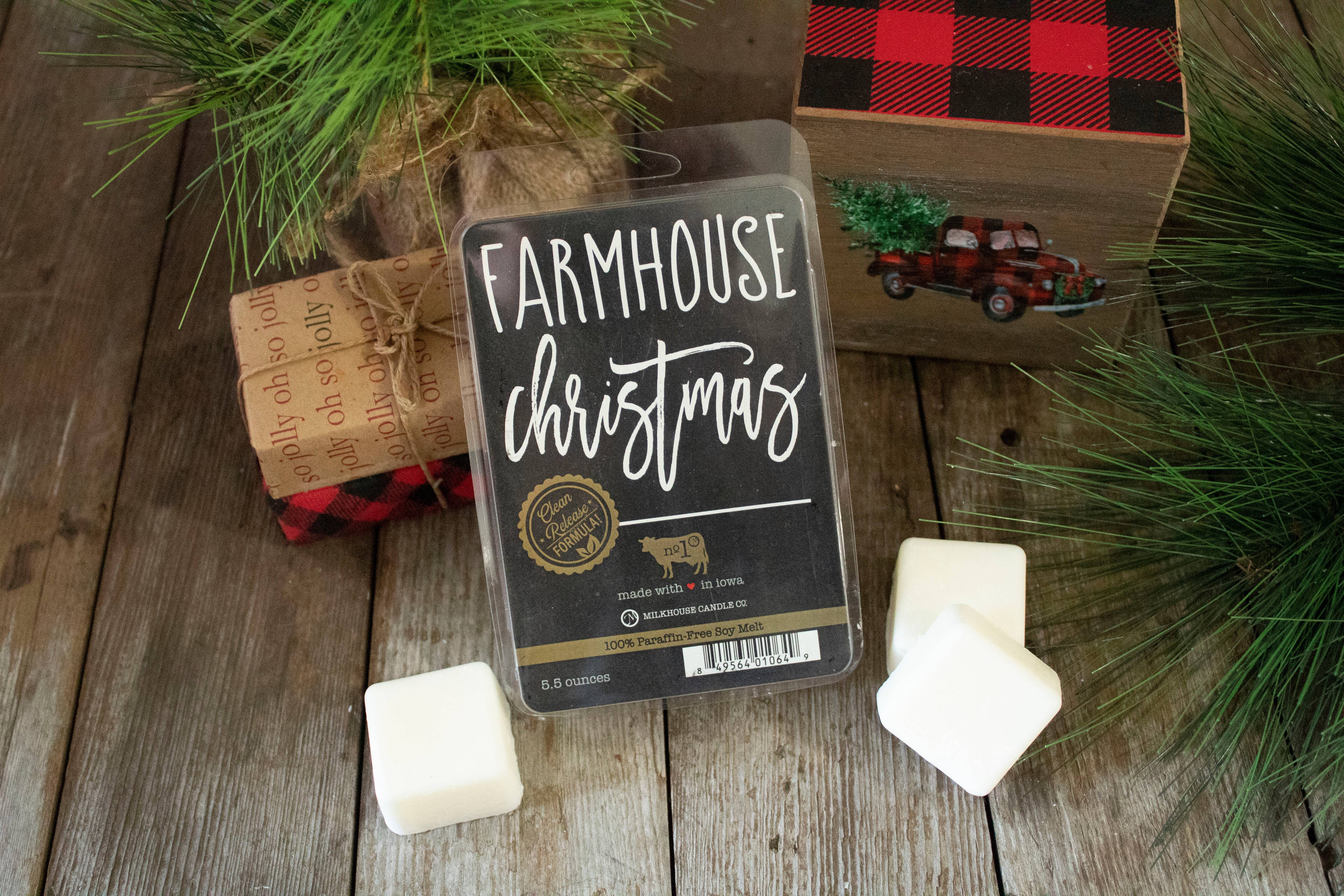 Milkhouse Candle Company - Wholesale Wax Melt - 5.5 oz Wax Melts Christmas: Farmhouse Christmas6