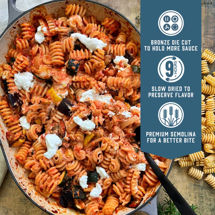 Sfoglini - Wholesale Pasta - Radiators, BULK 10 lb case, Organic Durum Semolina Pasta2