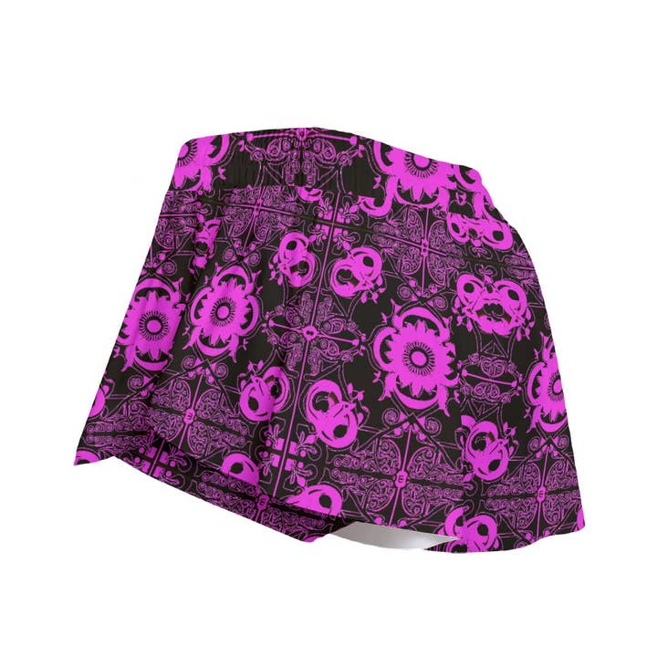 Jupe-short de sport à imprimé intégral pour femmes avec poche pour la vente par fullbreedcustom