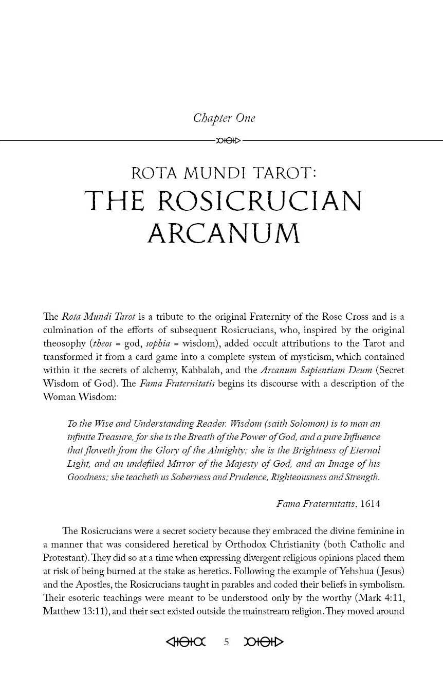 Schiffer Publishing – Engroshandel Tarotkort – Rota Mundi Tarot: Rosicrucian Arcanum3