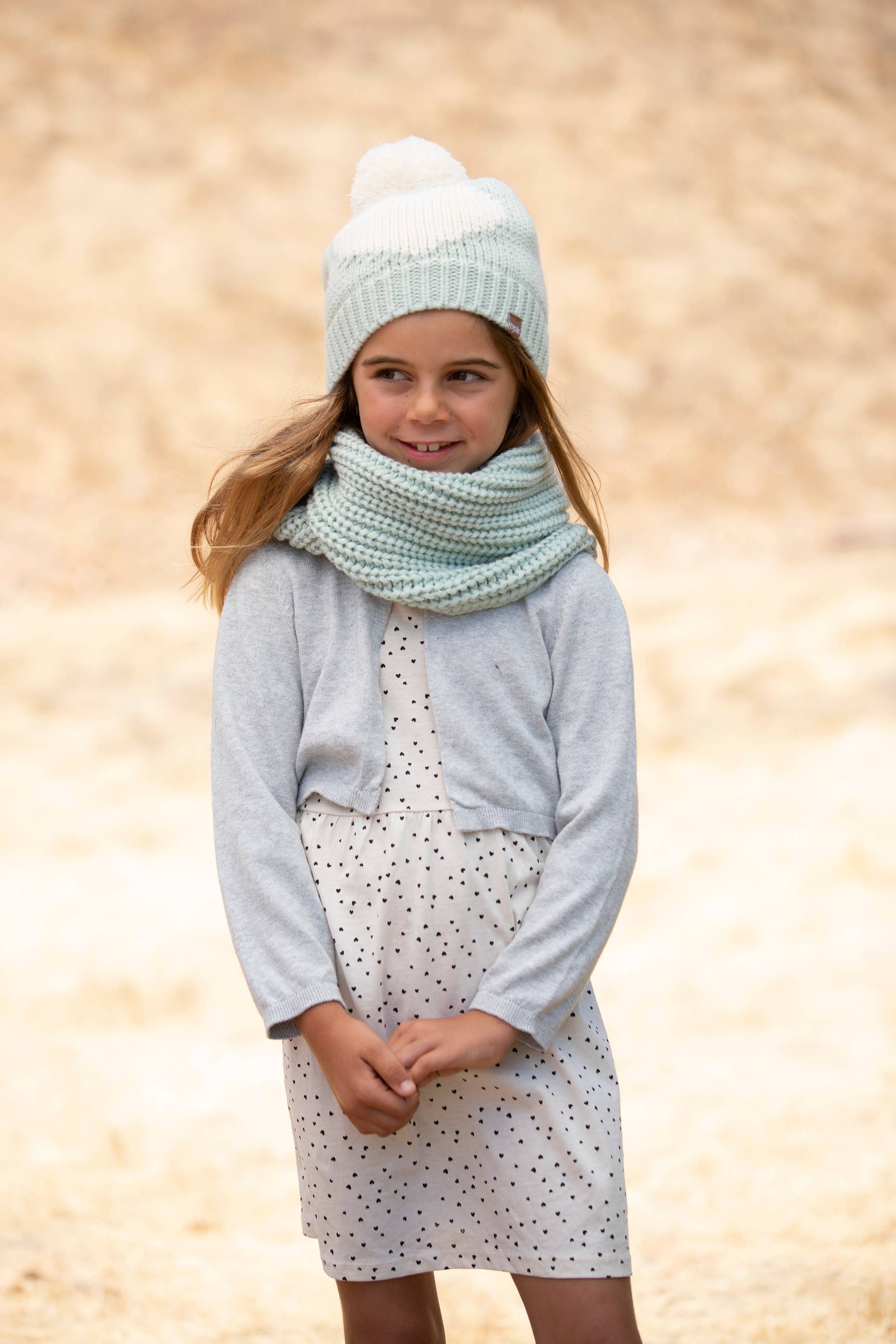Peppercorn Kids - Wholesale Scarf - Kids - Girls Knit Infinity Winter Scarf - Kids All Ages, 3-125