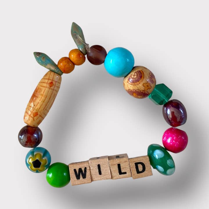 Duftarmband mit Botschaft: WILD für den Großhandel von GLORYtheory