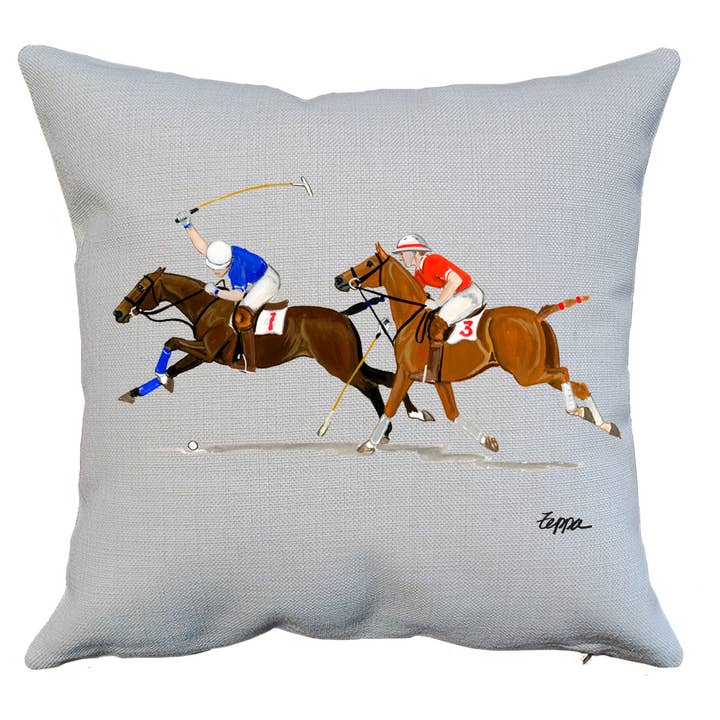 Polo Throw Pillow for wholesale by Zeppa Studios