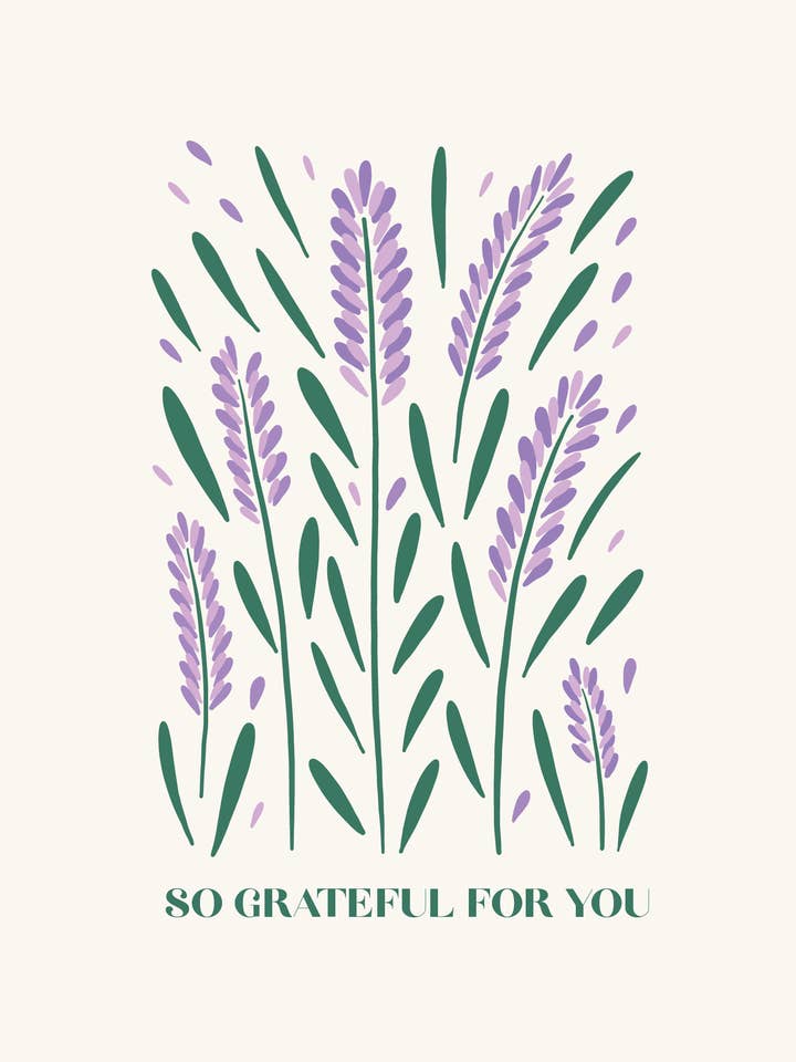 tacksam för dig | 5 x 7 mini-tryck för wholesale av Ramble & Company