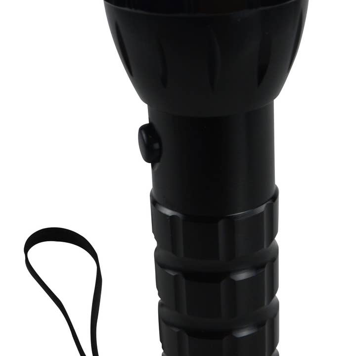 Novelty Brands - Wholesale Retailer Display - Home & Living - Roughneck LED Flashlight with Strap Assortment- 6/Display