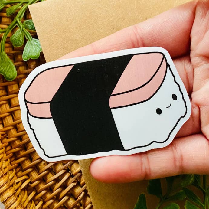 Jess Craft Co - Wholesale Sticker - Kawaii Spam Musubi Sticker0