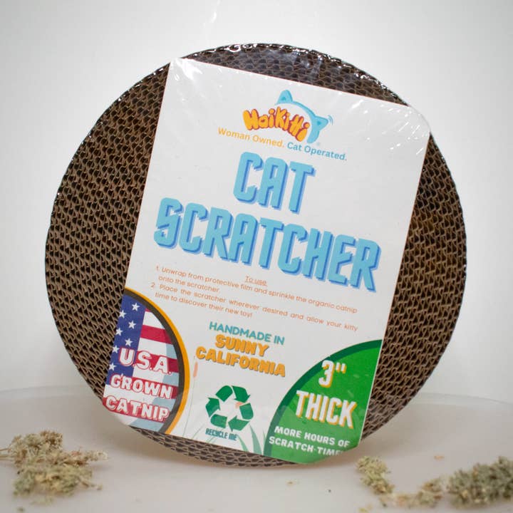 10 inch Cat Scratcher + Bonus Catnip for wholesale by HaiKitti