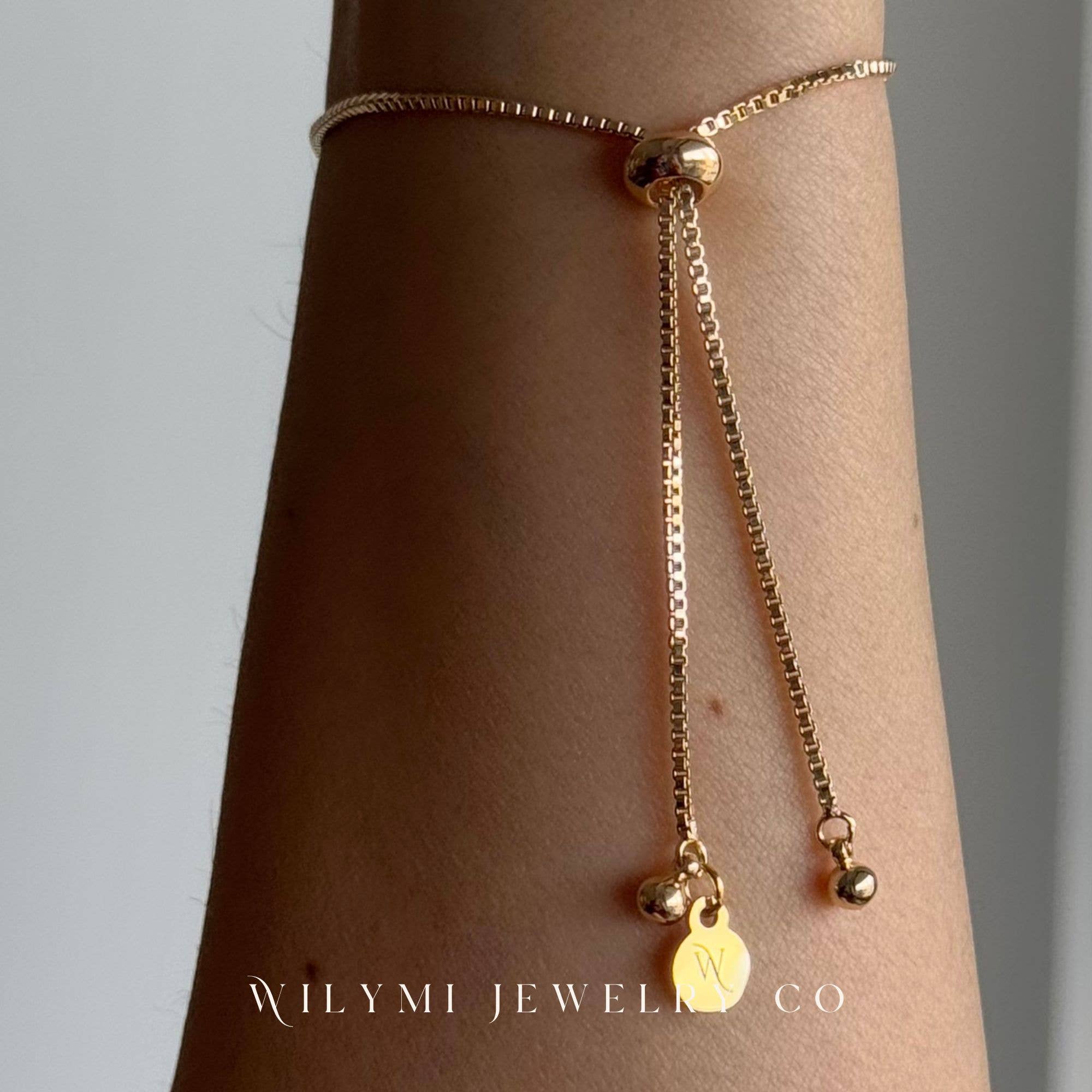 WILYMI Jewelry Co - Wholesale Charm/Dangle Bracelet - Tahitian Pearl Slider Bracelet GF | Adjustable3