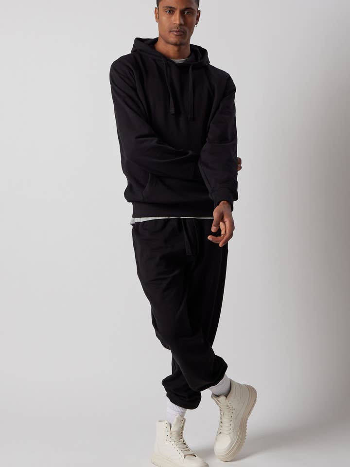 OWN OFF WITH NATURE - Wholesale Lounge Set - Men's - Hooded Sweatshirt Set + Fleece Joggers