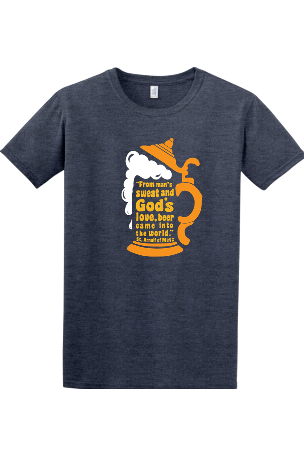 Sock Religious - Wholesale Screen Printed T-Shirt - Unisex - Beer Stein Quote - Adult T-shirt5