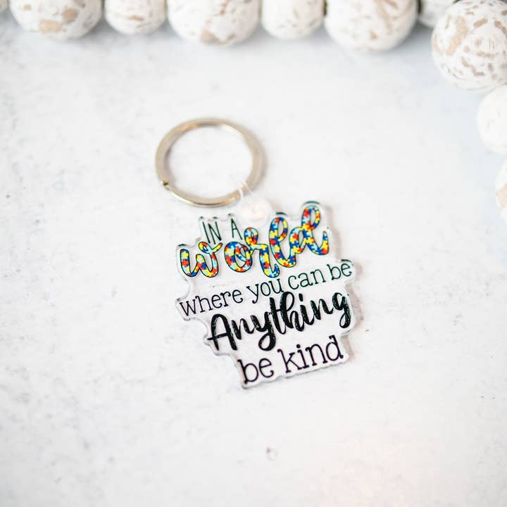 Savannah and James Co - Wholesale Keychain – Women's - Autism Awareness, Keychain1