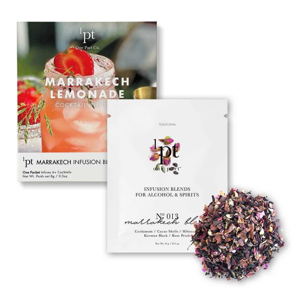 One Part Co. - Wholesale Cocktail Mix/Syrup - 1pt Marrakech Lemonade Cocktail Pack1