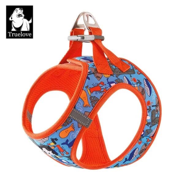 Harnais pour chien en maille imprimée TrueLove TLH3016 - Firecracker pour la vente par Dog Dog Cat