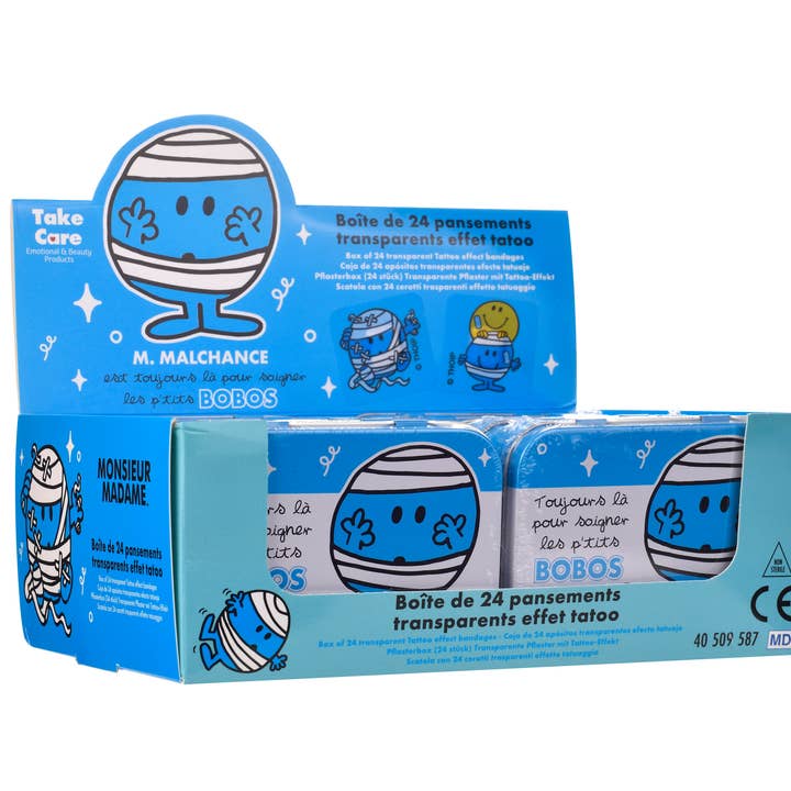 Monsieur Madame - Metal box of 24 bandages for wholesale by Takecare