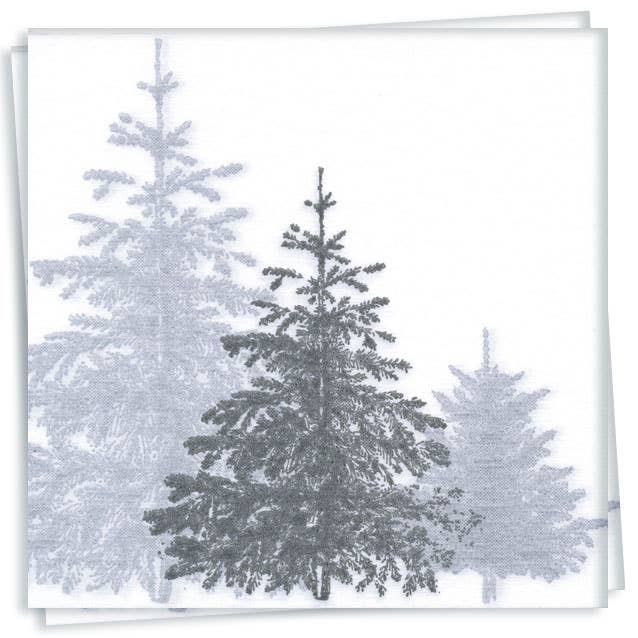 Silver Forest Cocktail Napkin for wholesale by Trendy Table