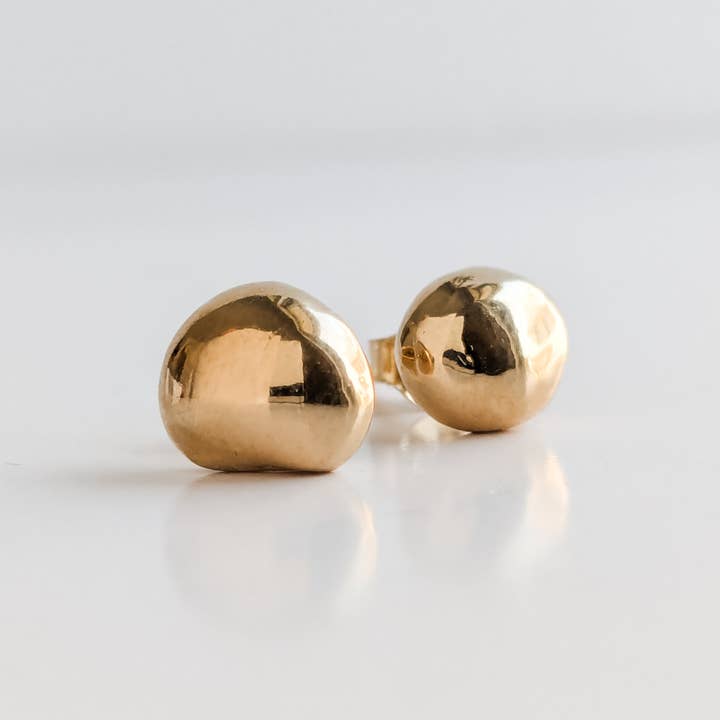 Recycled River Rock Earrings for wholesale by Krista Knickerbocker Designs