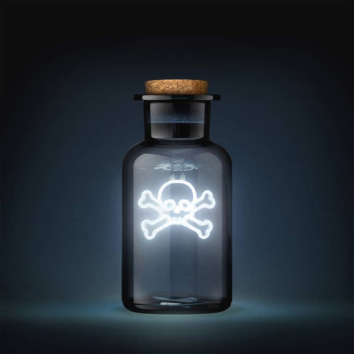Until Pty Ltd - Wholesale Accent/desk lamp - Suck UK Apothecary Bottle Poison Potion LED Light1