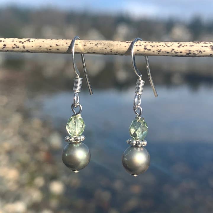 Pearl Lei Earrings for wholesale by Jo Bird Jewelry