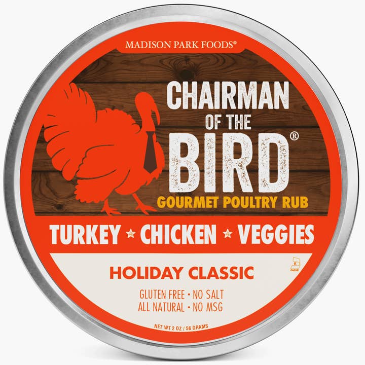 Chairman of the Bird® Gourmet Turkey Rub & Herb Seasoning for wholesale by Madison Park Foods