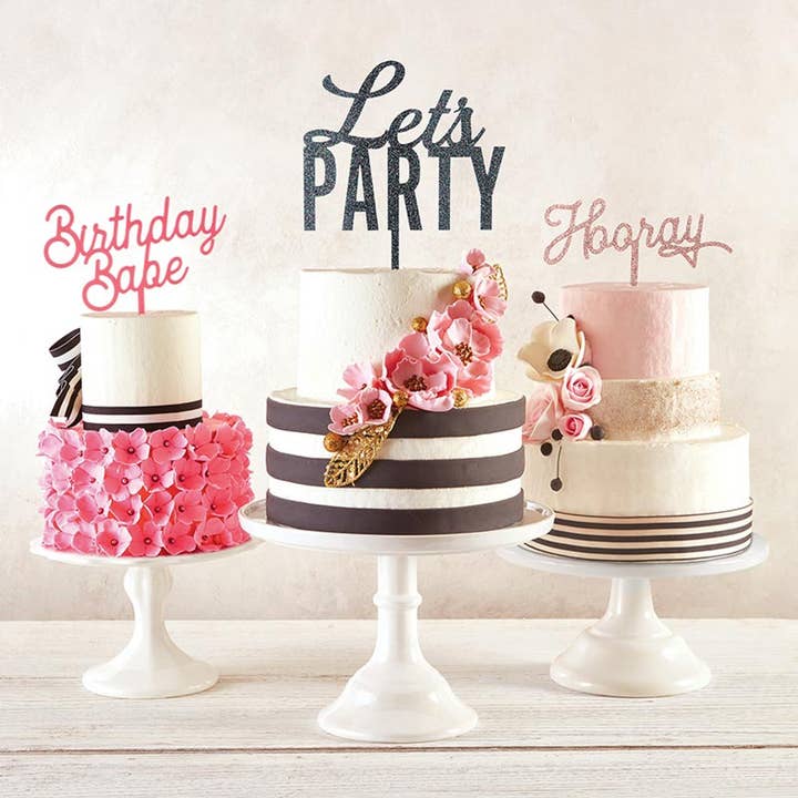 Santa Barbara Design Studio by Creative Brands - Wholesale Cake/Cupcake Topper - Acrylic Cake Topper - Hooray2