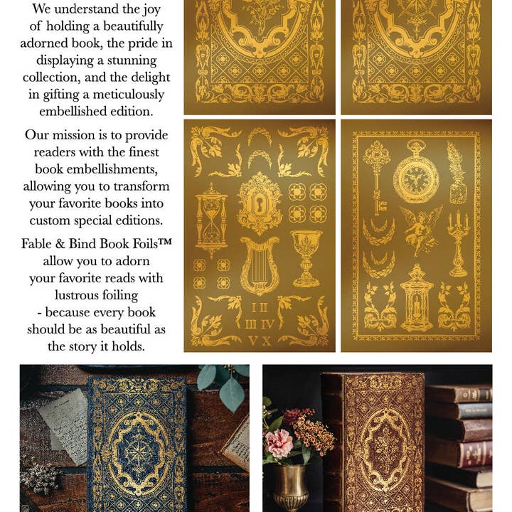 Fable and Bind - Wholesale Book Cover - Timeless Tales Fable & Bind Book Foil™2