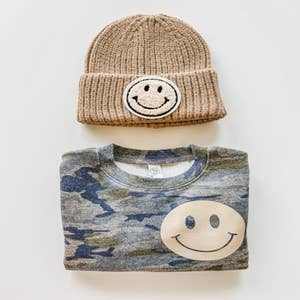 Smiley Face Sweatsuit Set - Baby & Toddler