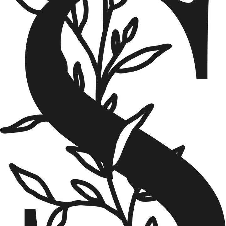 Keystone Steel Co. - Wholesale Wall Accent - Botanical Letter Wall Decor28