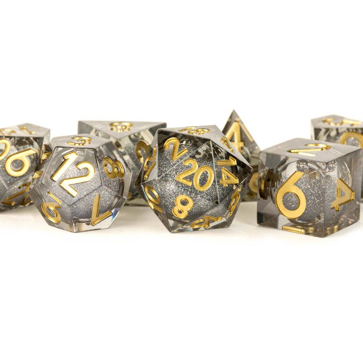 FanRoll by Metallic Dice Games - Wholesale Dice - UNIQUE! Elixir Liquid Core Dice Sets and Individual d20's4