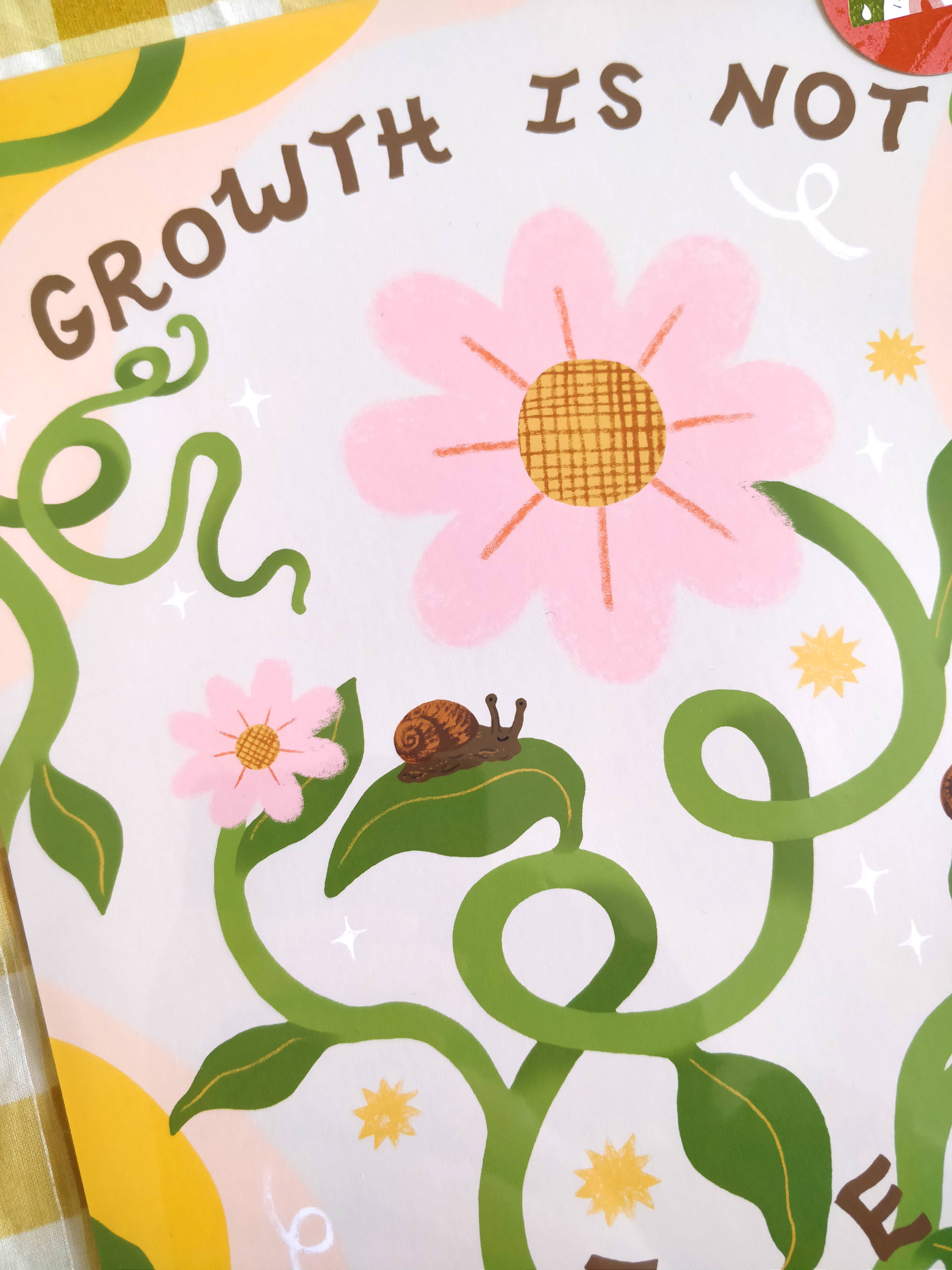 Lucy Scott Illustration - Wholesale Art Print - Growth isn't Linear Art Print3