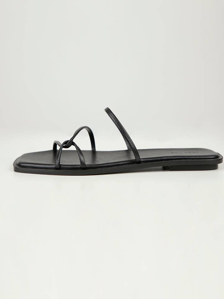 Morocco Sandals | Black for wholesale by Idee Fixe