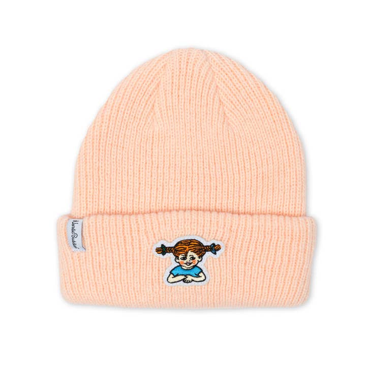 Bonnet en feutre avec écusson Pippi Kids pour la vente par Nordicbuddies