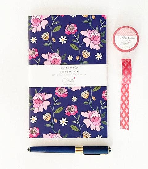 Laura Adams - Wholesale Journal/Diary - Willa Eco-Friendly Journal | 52 Lined Pages | Saddle Stitche3