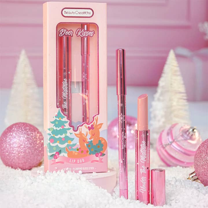 BEAUTY CREATIONS DEER KISSES LIP DUO SET, BCRC LD for wholesale by JOIA ACCESSORIES