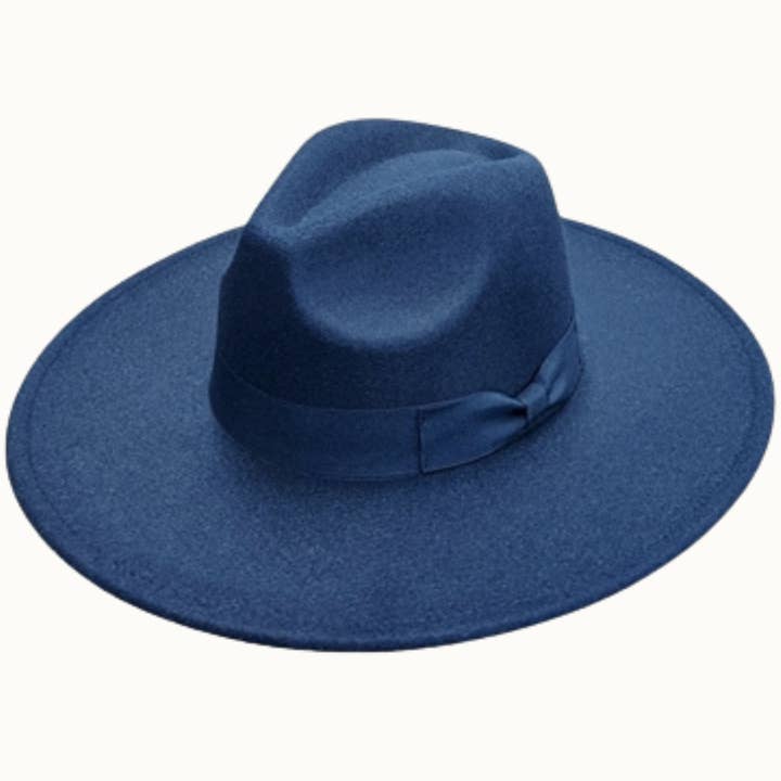 Olive & Pique - Wholesale Fedora - Women's - Structured Wide Brim Rancher in Vegan Felt, Adjustable6