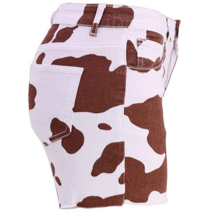Rosa Clothing - Wholesale Shorts - Women's - Summer cow tie-dye straight shorts6