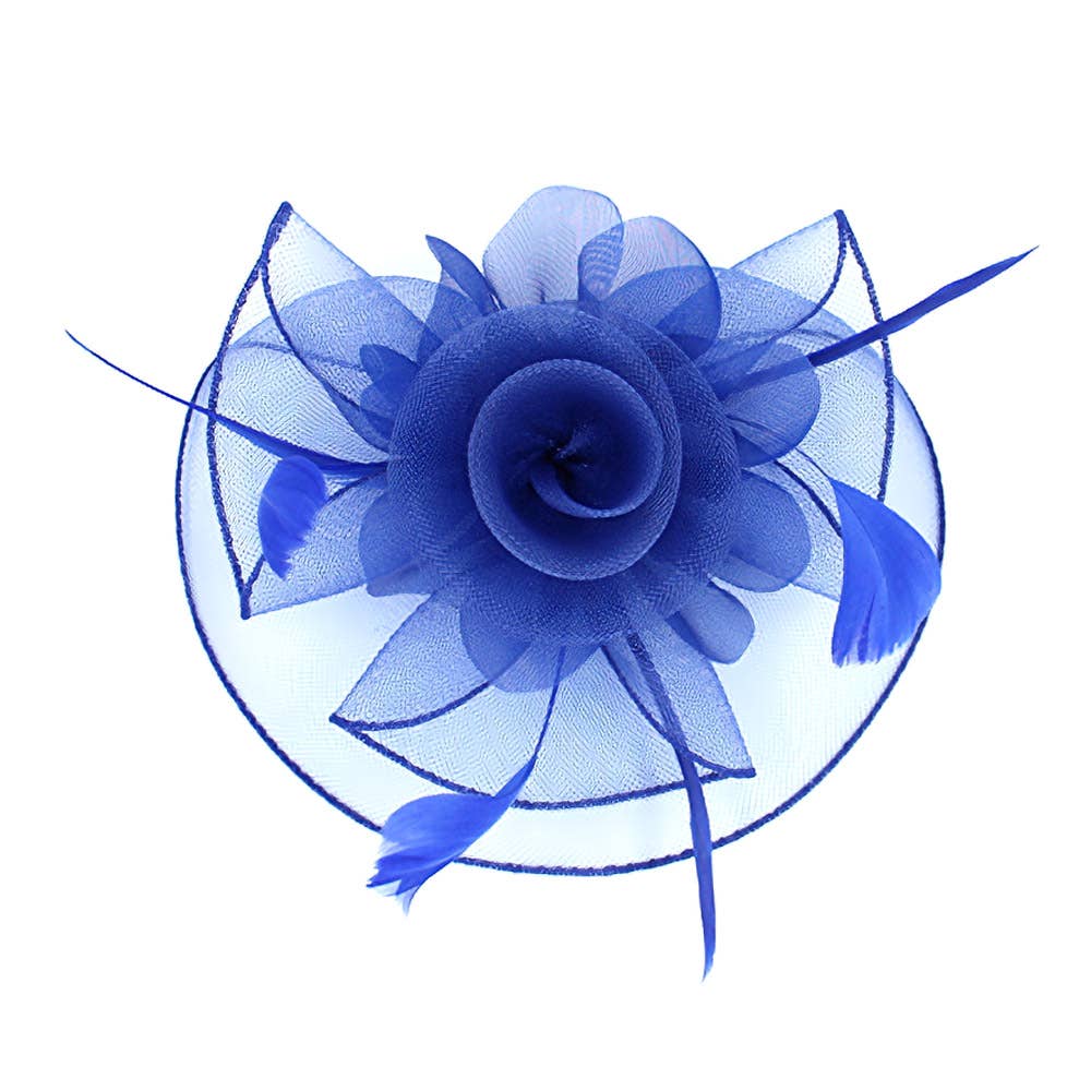 Sensibling Corp. - Vendita all'ingrosso Fascinator - Donna - Fascinator / Cerchietto con Fiore, Piuma e Rete4