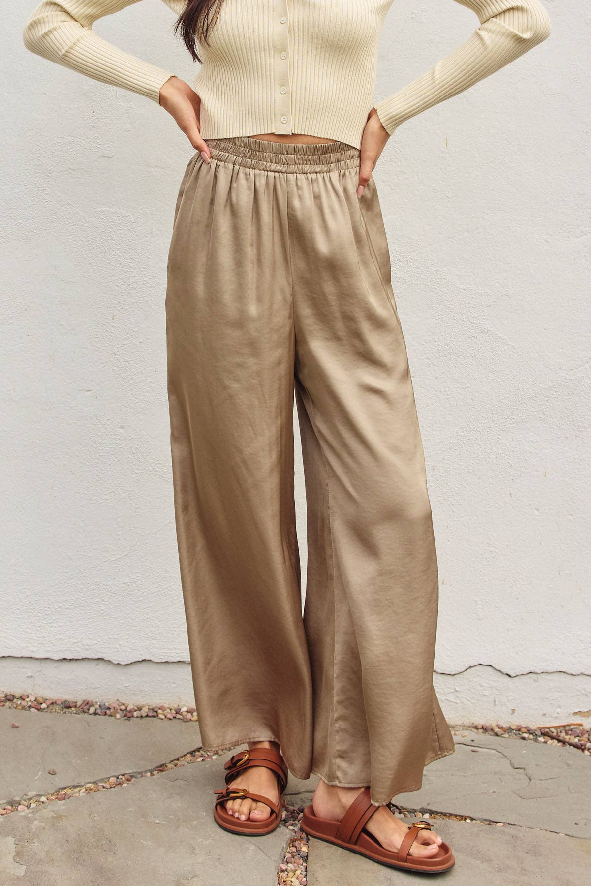 Dress Forum - Vendita all'ingrosso Pantalone - Donna - Pantaloni tirati a gamba larga Buttery (1)9