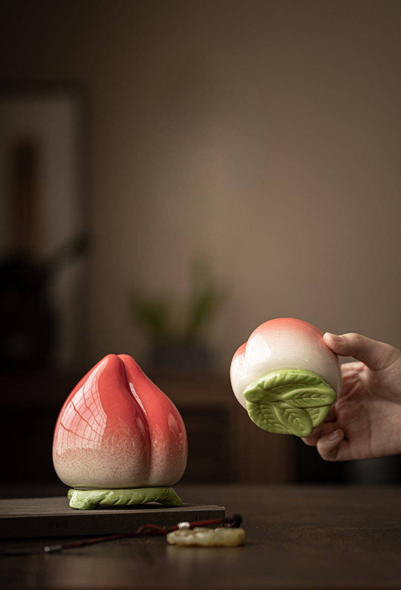 Gohobi （We cover U.S. import duties） – wholesale Food storage container – Gohobi Peach Shaped Food Container Storage3