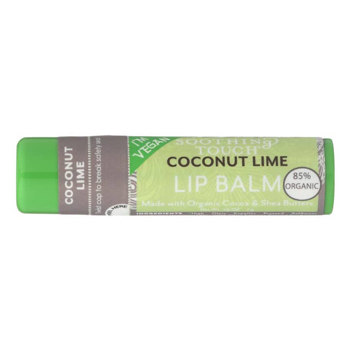 Soothing Touch Coconut Lime Lip Balm - 12 Pack for wholesale by Everyday Supply Co
