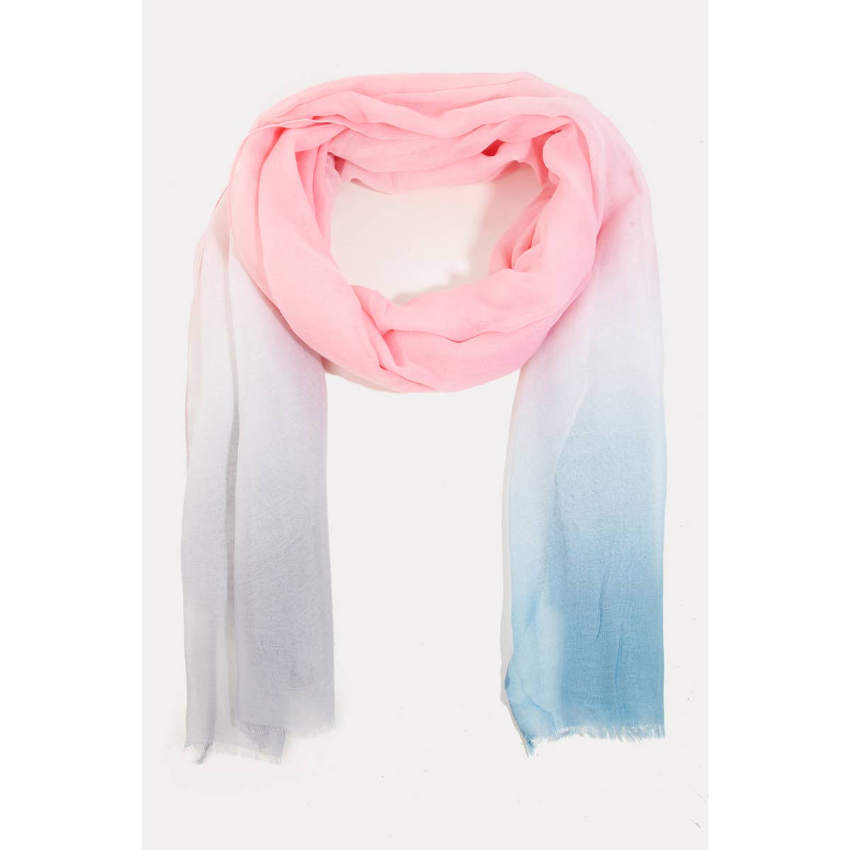 Collections by Fame Accessories – Engroshandel Tørklæde - Dame – Blødt farverigt aflangt tørklæde0