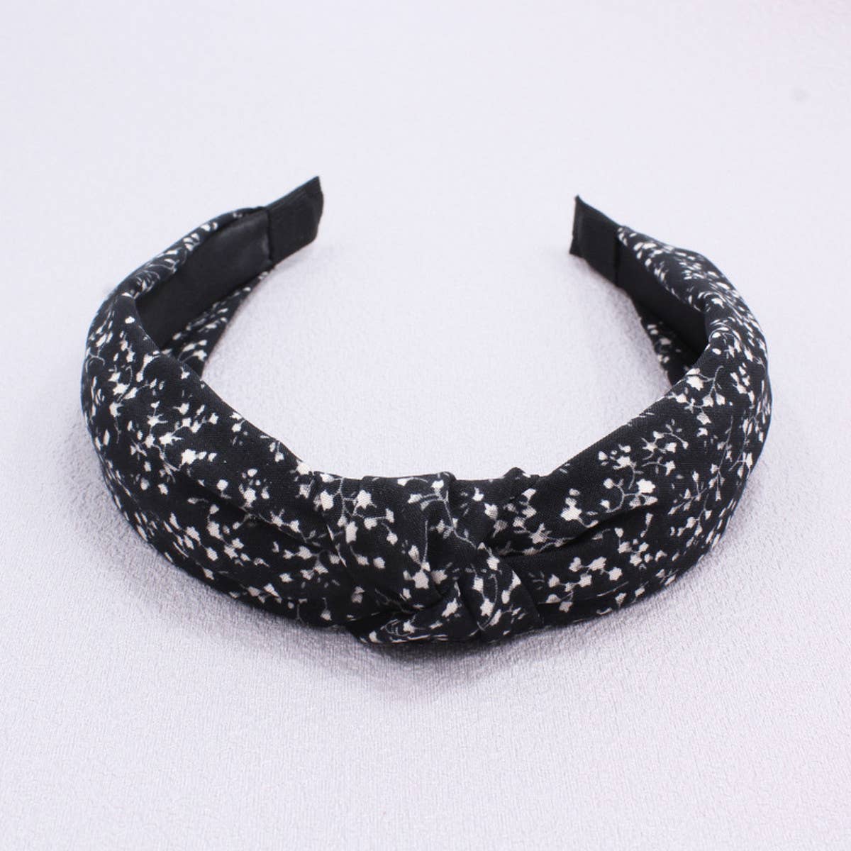ACCITY - Wholesale Fashion Headband - Women's - SIMPLE PRINT NEW CROSS KNOT HEADBAND_CWAHA16716