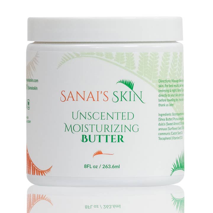 Beurre hydratant non parfumé pour la vente par Sanai's Skin
