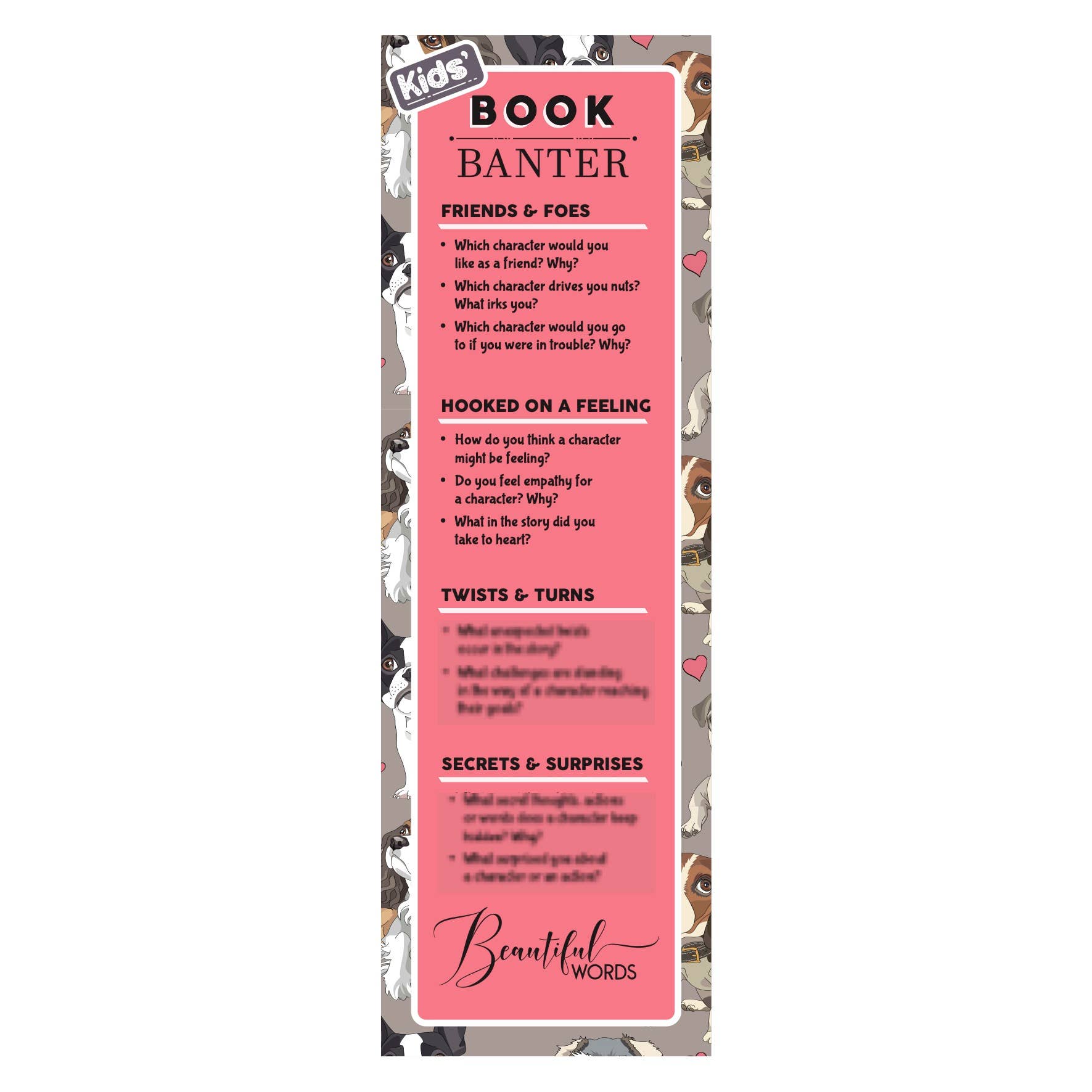 Beautiful Words - Wholesale Bookmark - Kids' Book Banter Bookmark5
