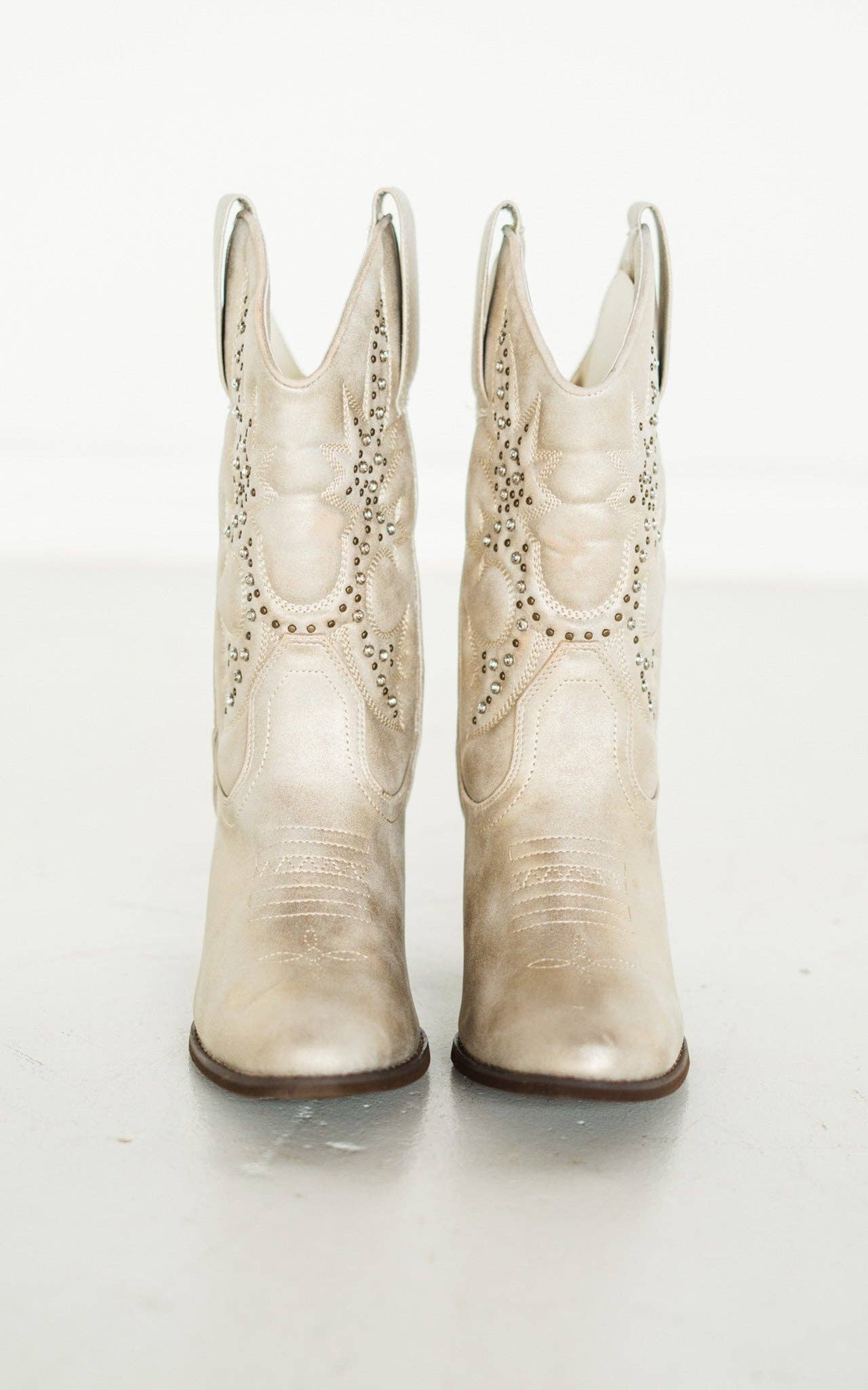 Naughty Monkey Open Pack - Wholesale Cowboy Boots - Women's - Houston Western Boots in Champagne5