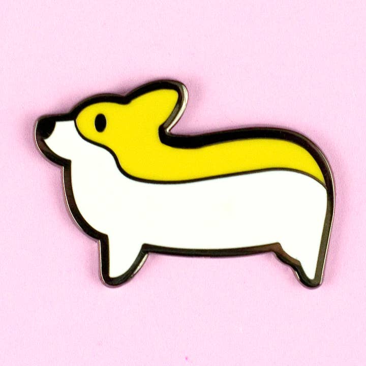 Corgi Pin for wholesale by Flea Circus